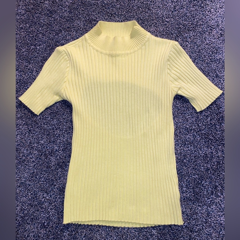 FN Ribbed Top - Yellow - Picture 7 of 12